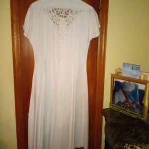 TOGETHER  BOUTIQUE DRESS  WHITE  SIZE 12